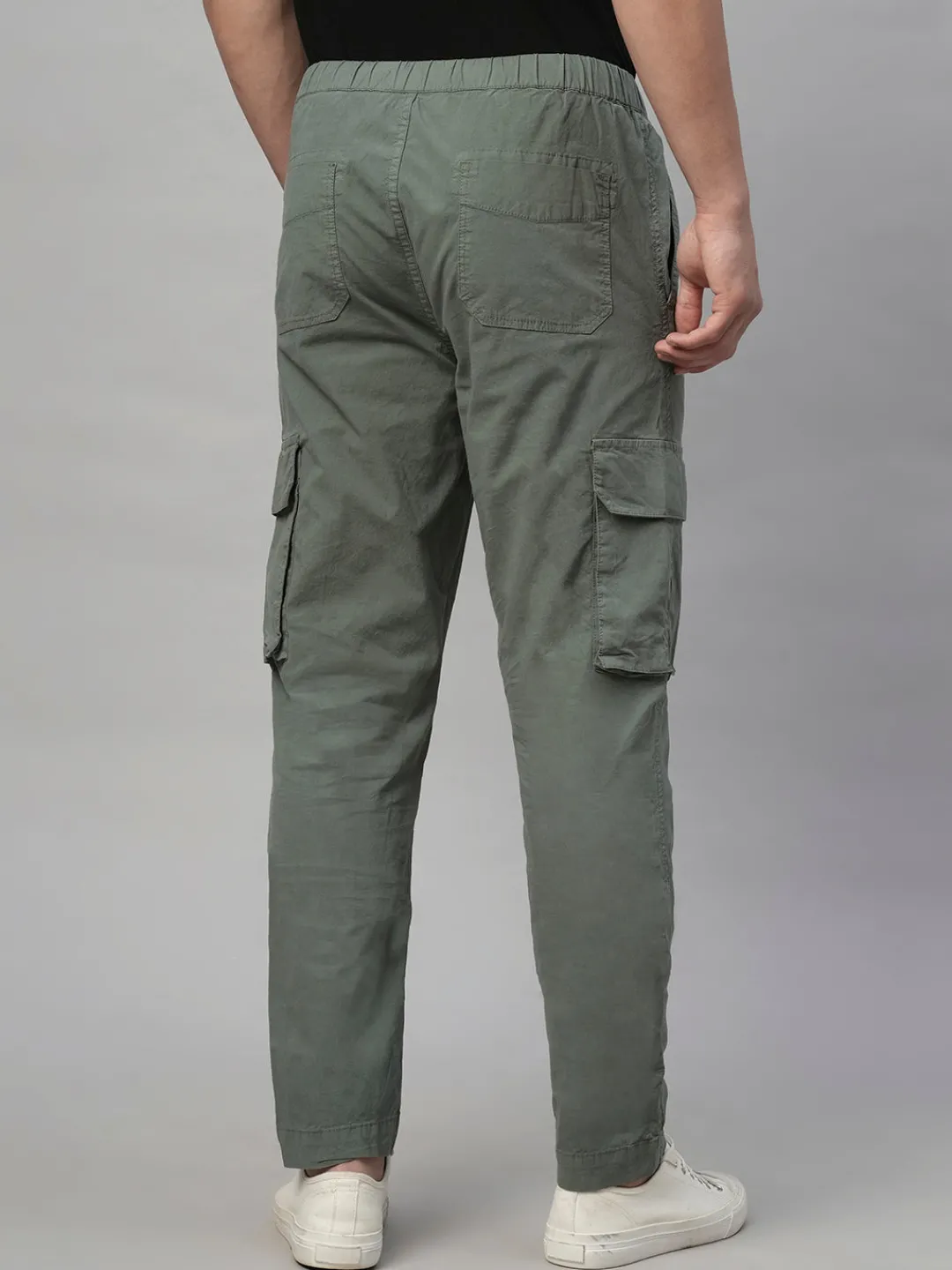 Cottonworld Regular Fit | Casual^Mens 100% Cotton Cargo Pants Olive