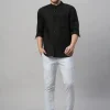 Cottonworld Slim Fit | Casual^Men's 100% Cotton Seer Sucker Blue Slim Fit Pants