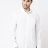 Women Cottonworld 100% Linen Shirts | 100% Linen Shirts^Men's 100% Linen Regular Fit Long Sleeved Shirt