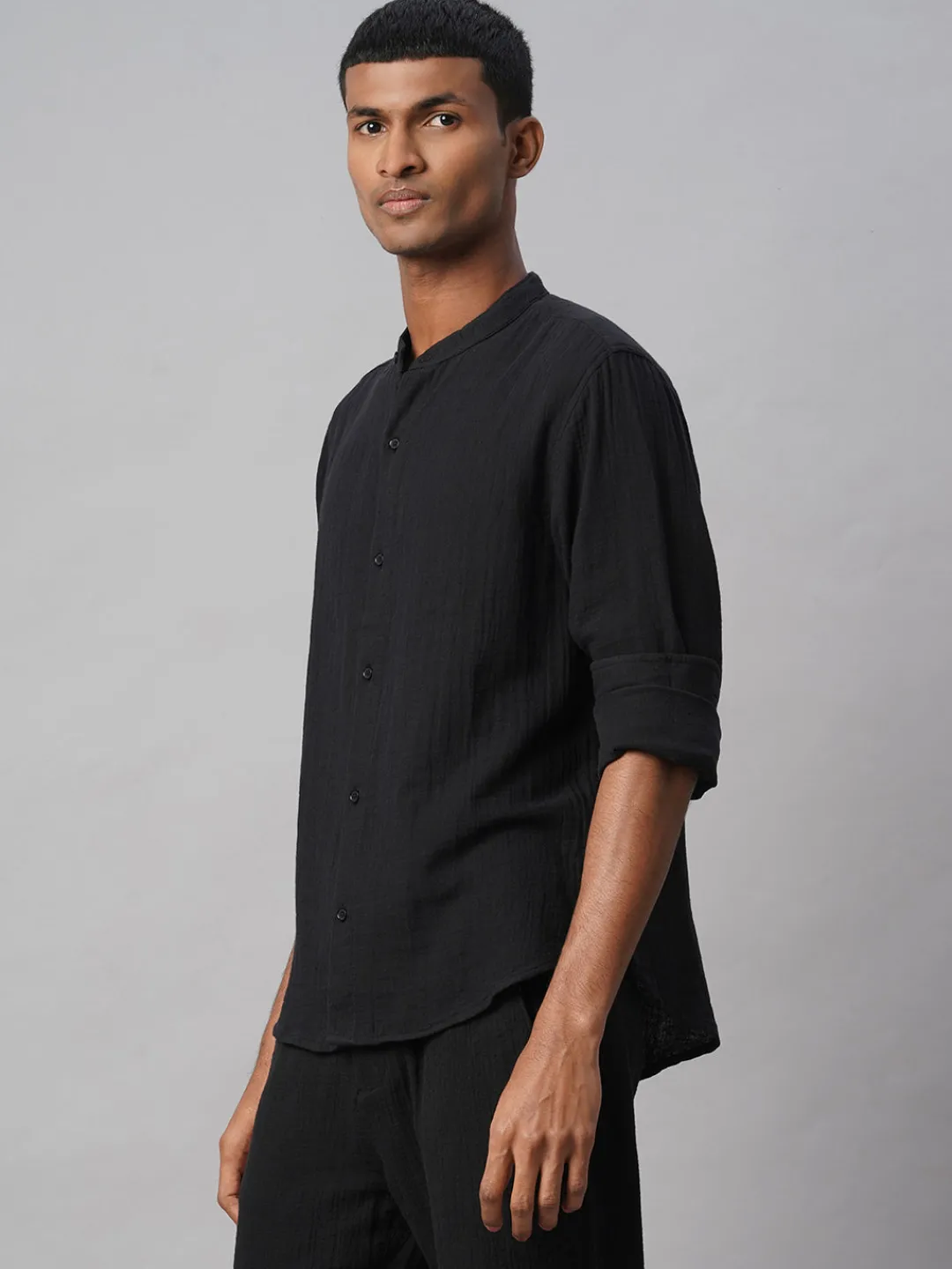 Women Cottonworld Solid | Solid^Men's 100% Cotton Loose Fit Shirt