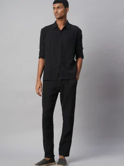 Women Cottonworld Solid | Solid^Men's 100% Cotton Regular Fit Shirt