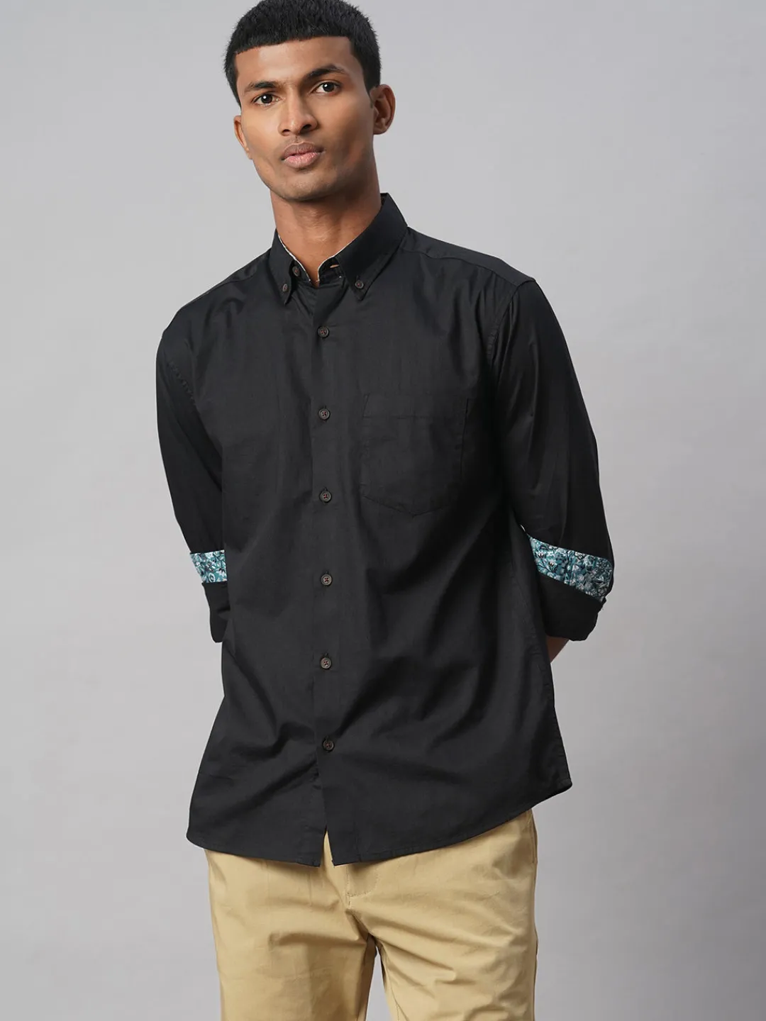 Women Cottonworld Solid | Solid^Men's 100% Cotton Regular Fit Shirt