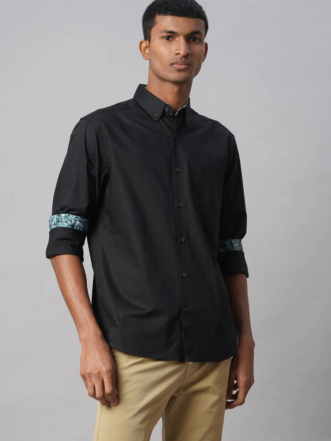 Women Cottonworld Solid | Solid^Men's 100% Cotton Regular Fit Shirt