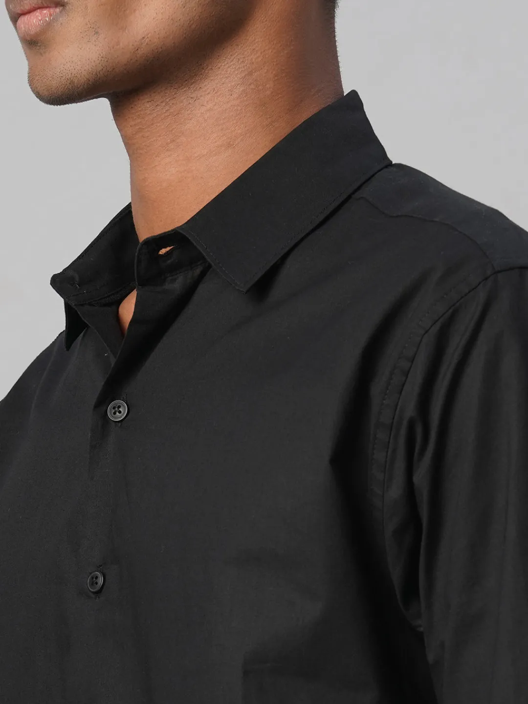 Women Cottonworld Solid | Solid^Men's 100% Cotton Slim Fit Shirt