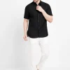 Women Cottonworld 100% Linen Shirts | 100% Linen Shirts^Men's 100% Linen Regular Fit Shirt