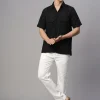 Women Cottonworld 100% Linen Shirts | 100% Linen Shirts^Men's 100% Linen Regular Fit Shirt