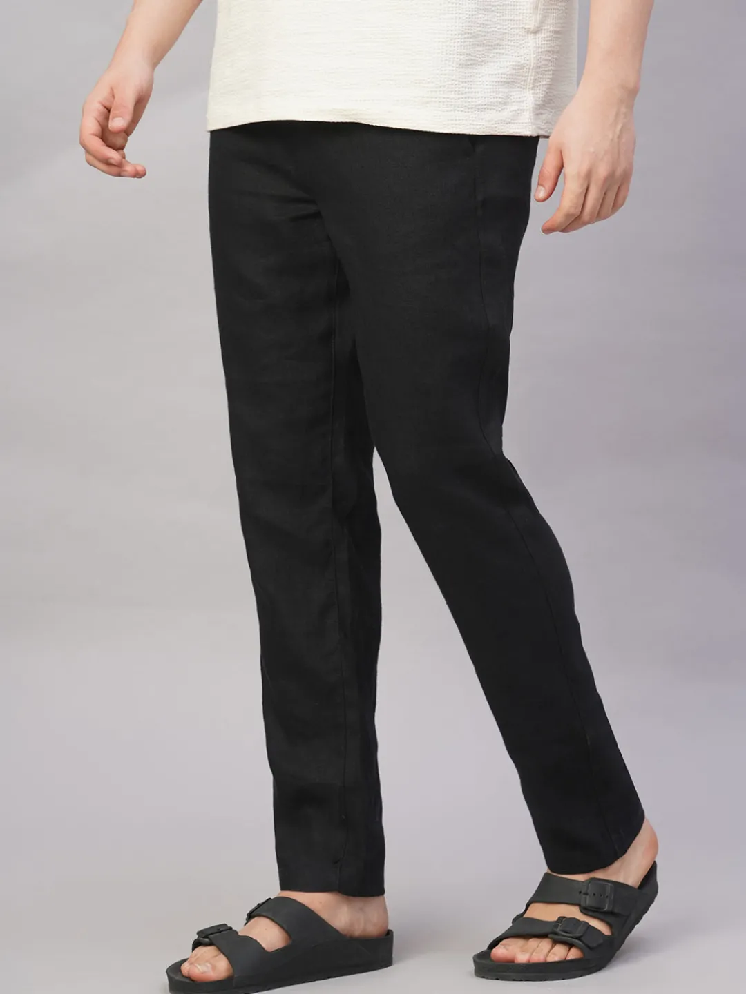 Cottonworld 100% Linen Pants | 100% Linen Pants^Men's 100% Linen Regular Fit Pant