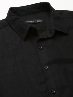 Women Cottonworld 100% Linen Shirts | 100% Linen Shirts^Men's 100% Linen Regular Fit Shirt