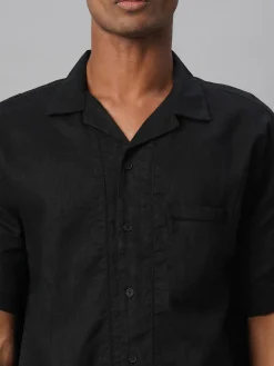 Women Cottonworld 100% Linen Shirts | 100% Linen Shirts^Men's 100% Linen Regular Fit Shirt