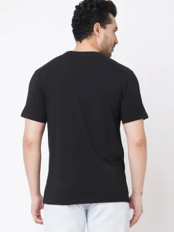 Cottonworld Men | Regular Fit^Men's Cotton Bamboo Elastane Regular Fit Tshirt