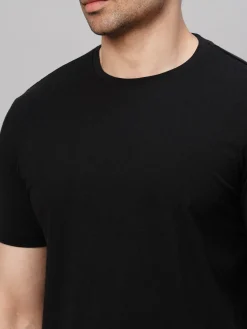 Cottonworld Men | Regular Fit^Men's Cotton Bamboo Elastane Regular Fit Tshirt