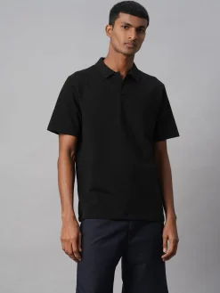 Cottonworld Regular Fit | Polo^Men's Cotton Elastane Regular Fit Tshirt
