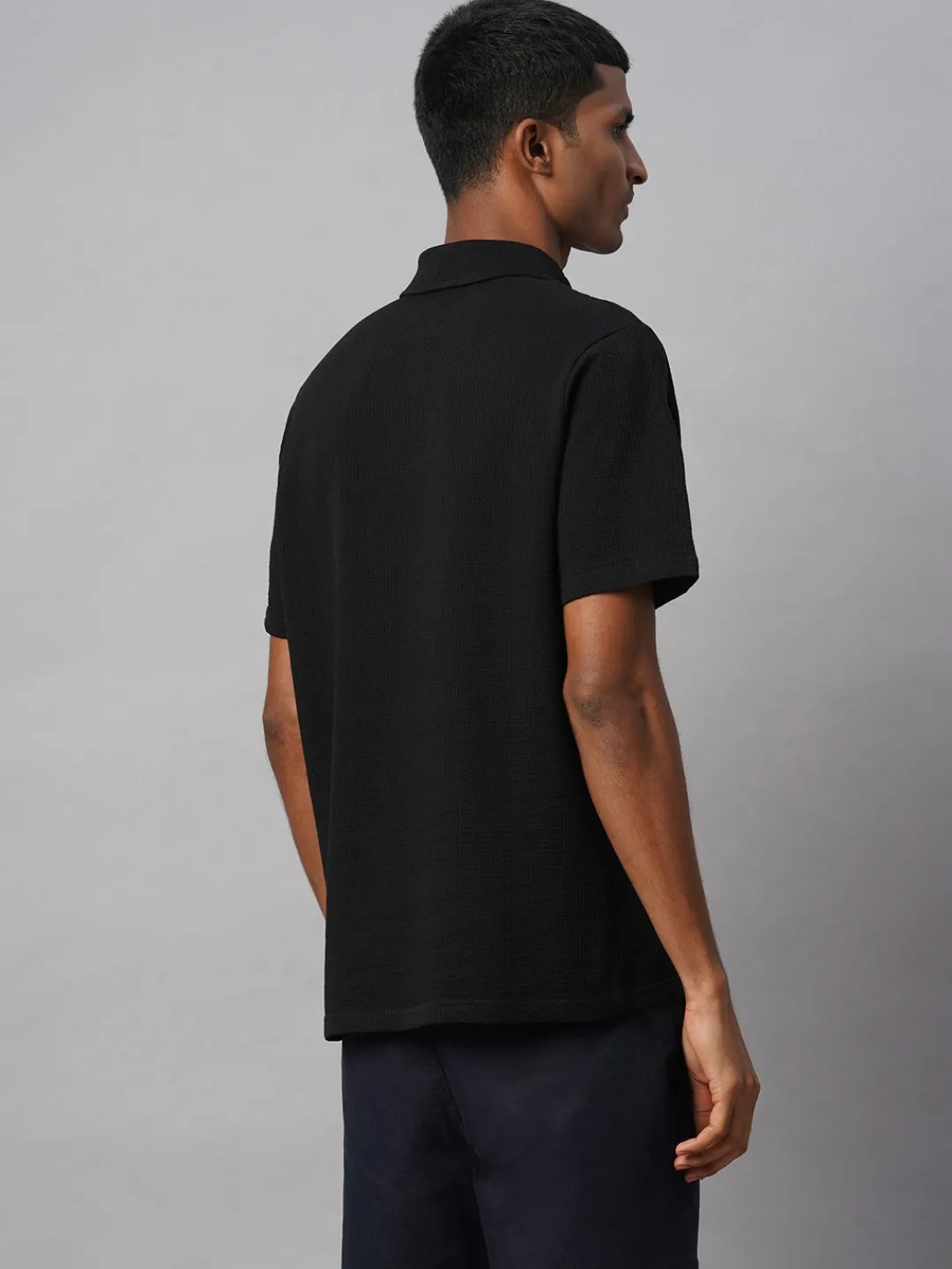 Cottonworld Regular Fit | Polo^Men's Cotton Elastane Regular Fit Tshirt
