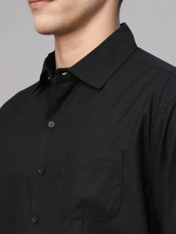 Women Cottonworld Solid | Solid^Men's Cotton Modal Loose Fit Shirt