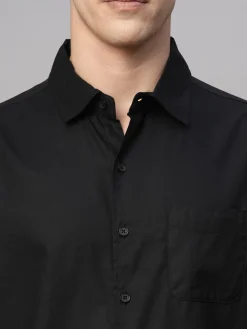 Women Cottonworld Solid | Solid^Men's Cotton Modal Loose Fit Shirt