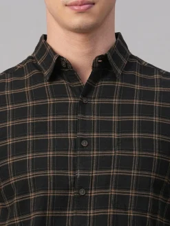 Women Cottonworld Checkered | Checkered^Men's Cotton Regular Fit Shirt