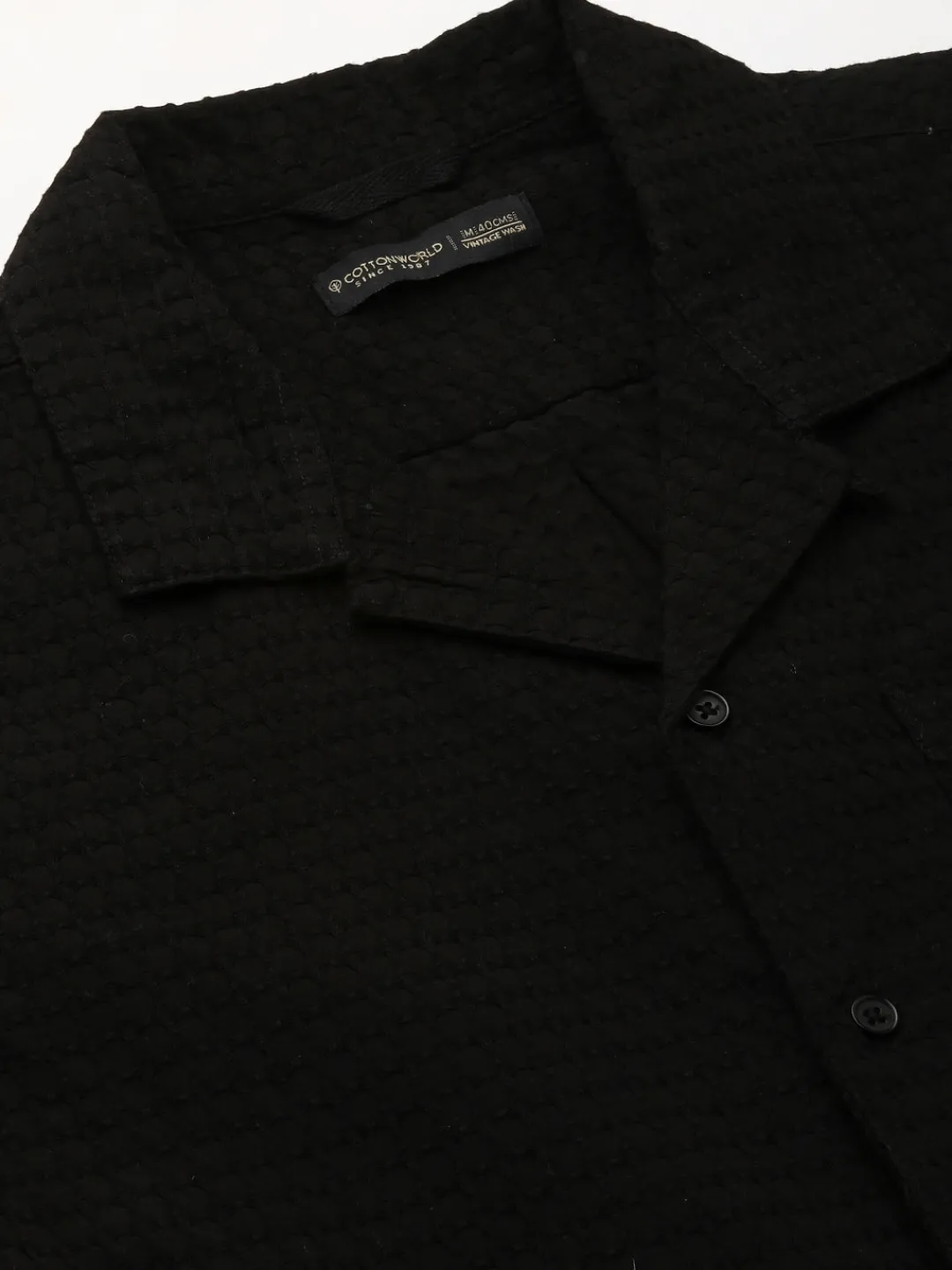 Women Cottonworld Solid | Solid^Men's Cotton Regular Fit Shirt