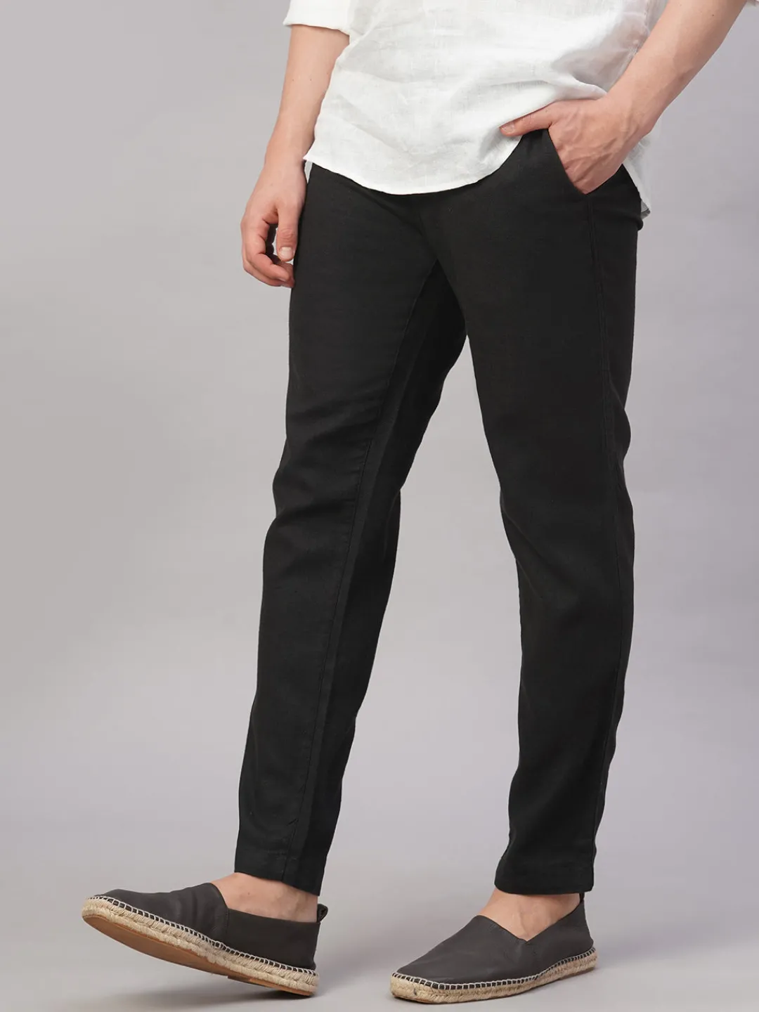 Cottonworld Pants | Pants^Men's Linen Cotton Regular Fit Pant
