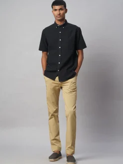 Women Cottonworld Solid | Solid^Men's Oxford 100% Cotton Regular Fit Shirt