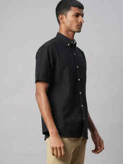 Women Cottonworld Solid | Solid^Men's Oxford 100% Cotton Regular Fit Shirt
