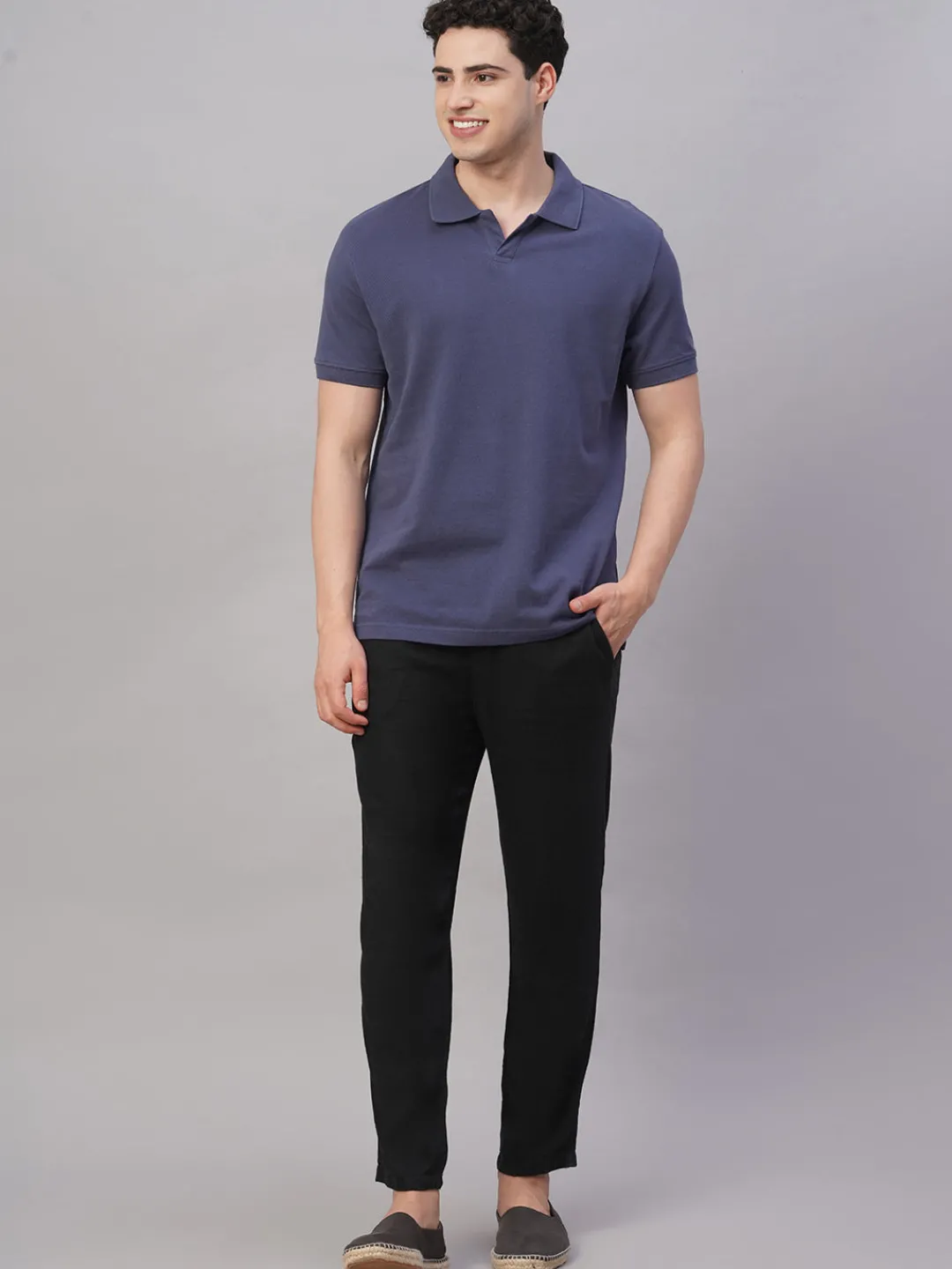 Cottonworld Pants | Pants^Men's Viscose Linen Regular Fit Pant
