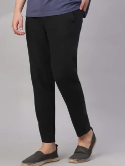 Cottonworld Pants | Pants^Men's Viscose Linen Regular Fit Pant