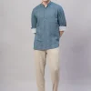 Women Cottonworld Solid | Solid^Men's 100% Cotton Regular Fit Shirt