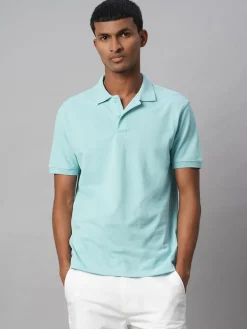 Cottonworld Regular Fit | Polo^Men's 100% Cotton Regular Fit Tshirt