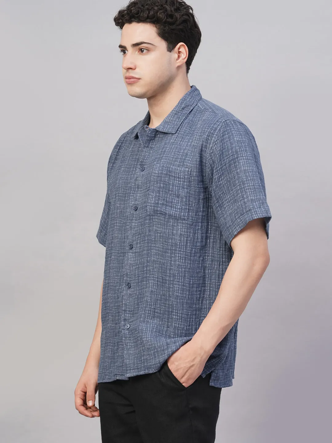 Women Cottonworld Solid | Solid^Men's 100% Cotton Regular Fit Shirt