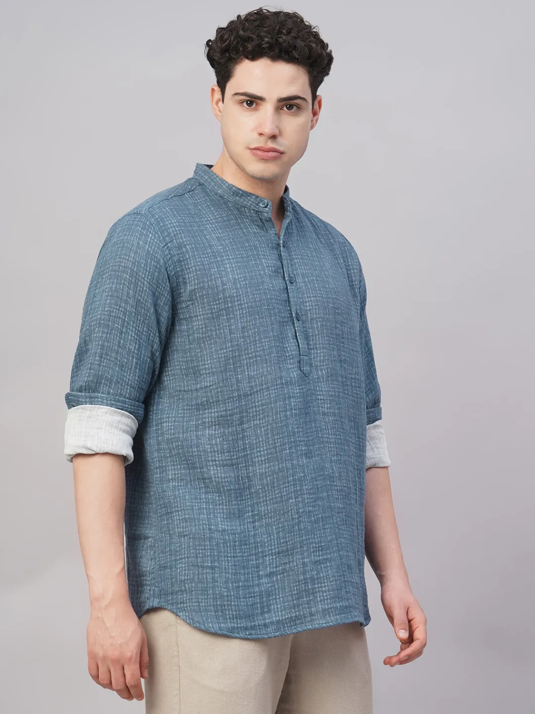 Women Cottonworld Solid | Solid^Men's 100% Cotton Regular Fit Shirt