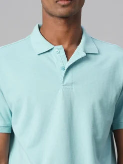 Cottonworld Regular Fit | Polo^Men's 100% Cotton Regular Fit Tshirt