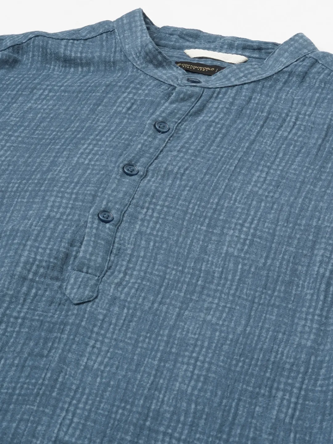 Women Cottonworld Solid | Solid^Men's 100% Cotton Regular Fit Shirt