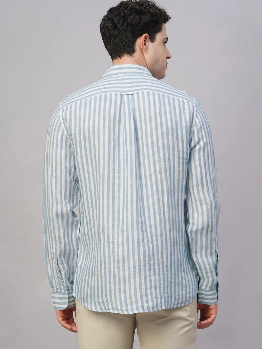 Women Cottonworld 100% Linen Shirts | 100% Linen Shirts^Men's 100% Linen Regular Fit Shirt