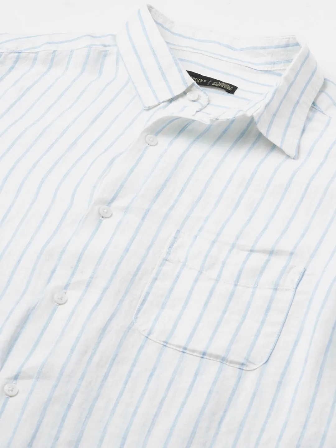 Women Cottonworld 100% Linen Shirts | 100% Linen Shirts^Men's 100% Linen Regular Fit Shirt