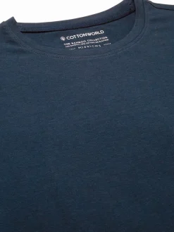 Cottonworld Men | Regular Fit^Men's Cotton Bamboo Elastane Regular Fit Tshirt