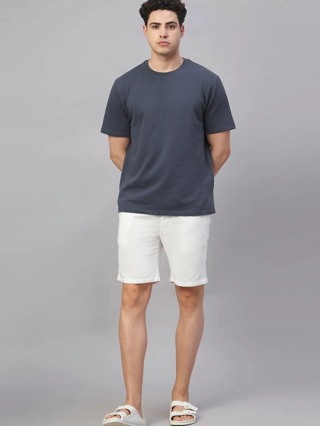 Cottonworld Regular Fit | Basic^Men's Cotton Elastane Regular Fit Tshirt