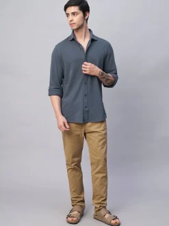 Cottonworld Regular Fit^Men's Cotton Elastane Regular Fit Tshirt