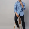 Women Cottonworld Checkered | Checkered^Men's Cotton Regular Fit Checked Shirt