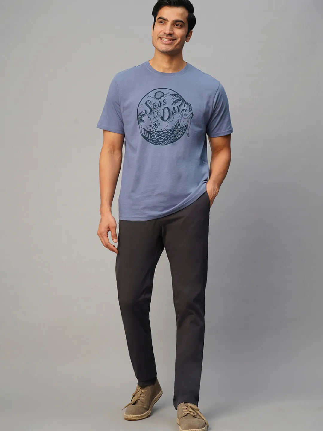 Cottonworld Regular Fit | Basic^Men's Cotton Regular Fit Tshirt