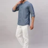 Women Cottonworld Solid | Solid^Men's Cotton Regular Fit Shirt