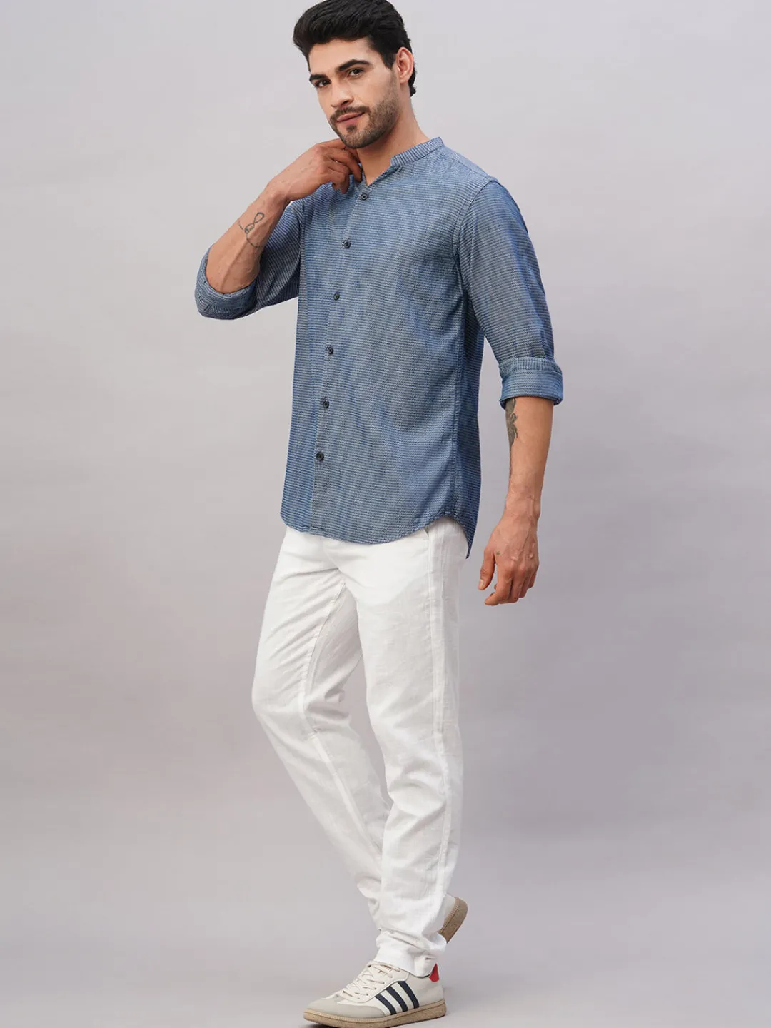 Women Cottonworld Solid | Solid^Men's Cotton Regular Fit Shirt