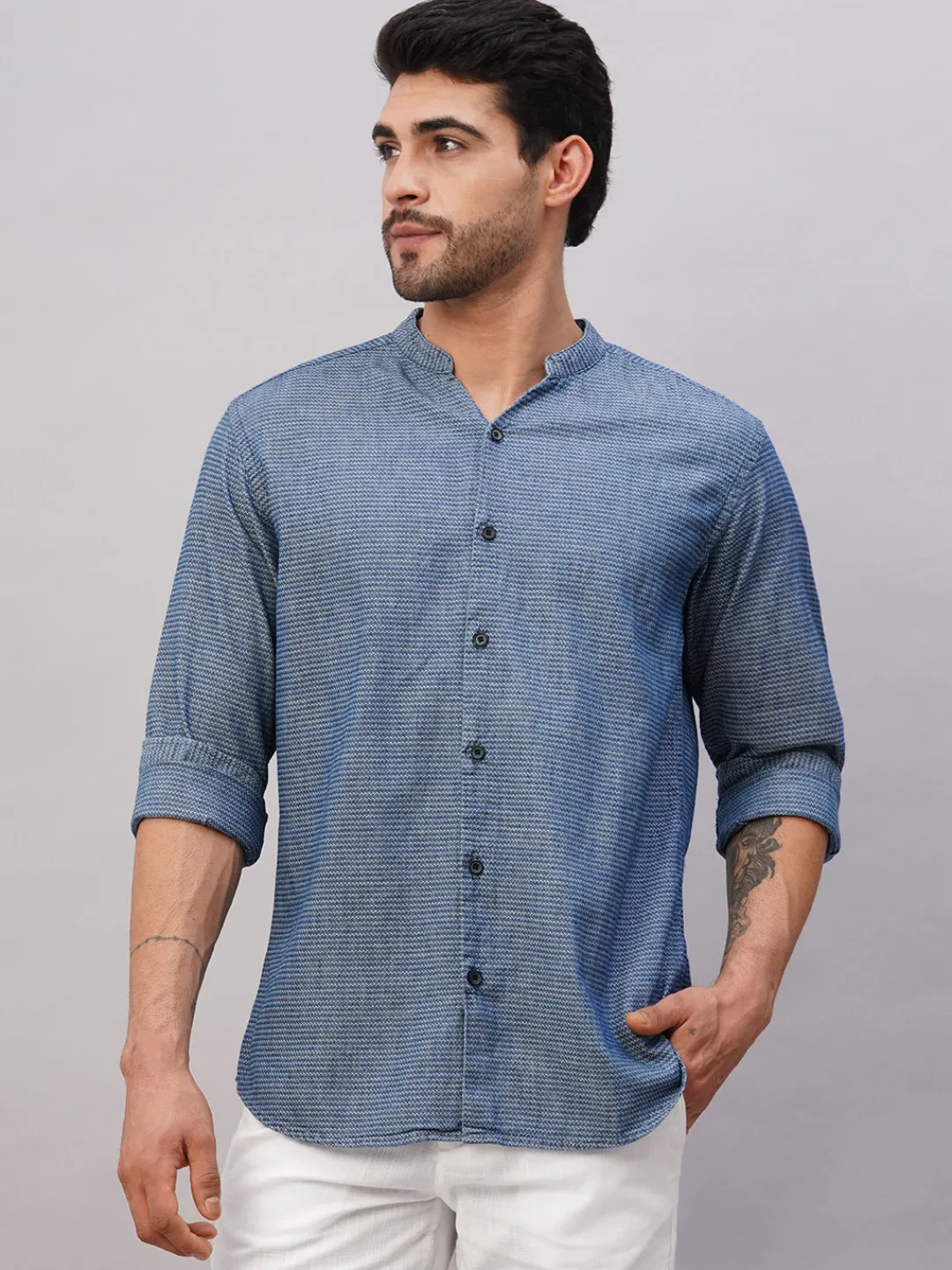 Women Cottonworld Solid | Solid^Men's Cotton Regular Fit Shirt