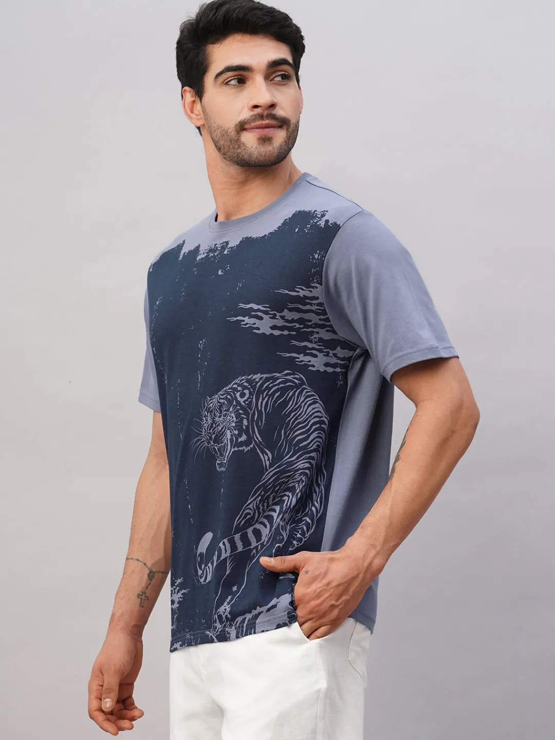 Cottonworld Regular Fit | Basic^Men's Cotton Regular Fit Tshirt