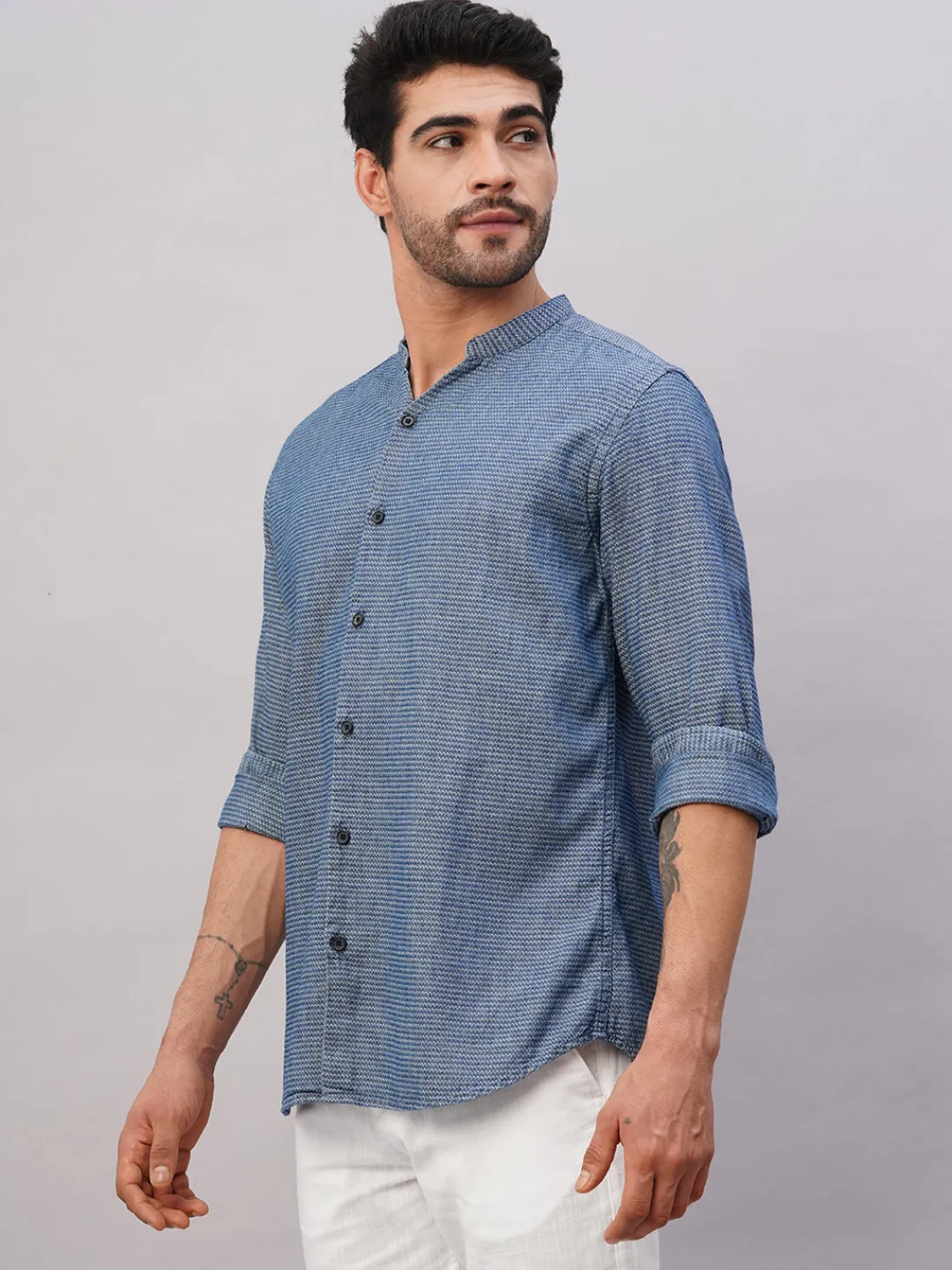 Women Cottonworld Solid | Solid^Men's Cotton Regular Fit Shirt