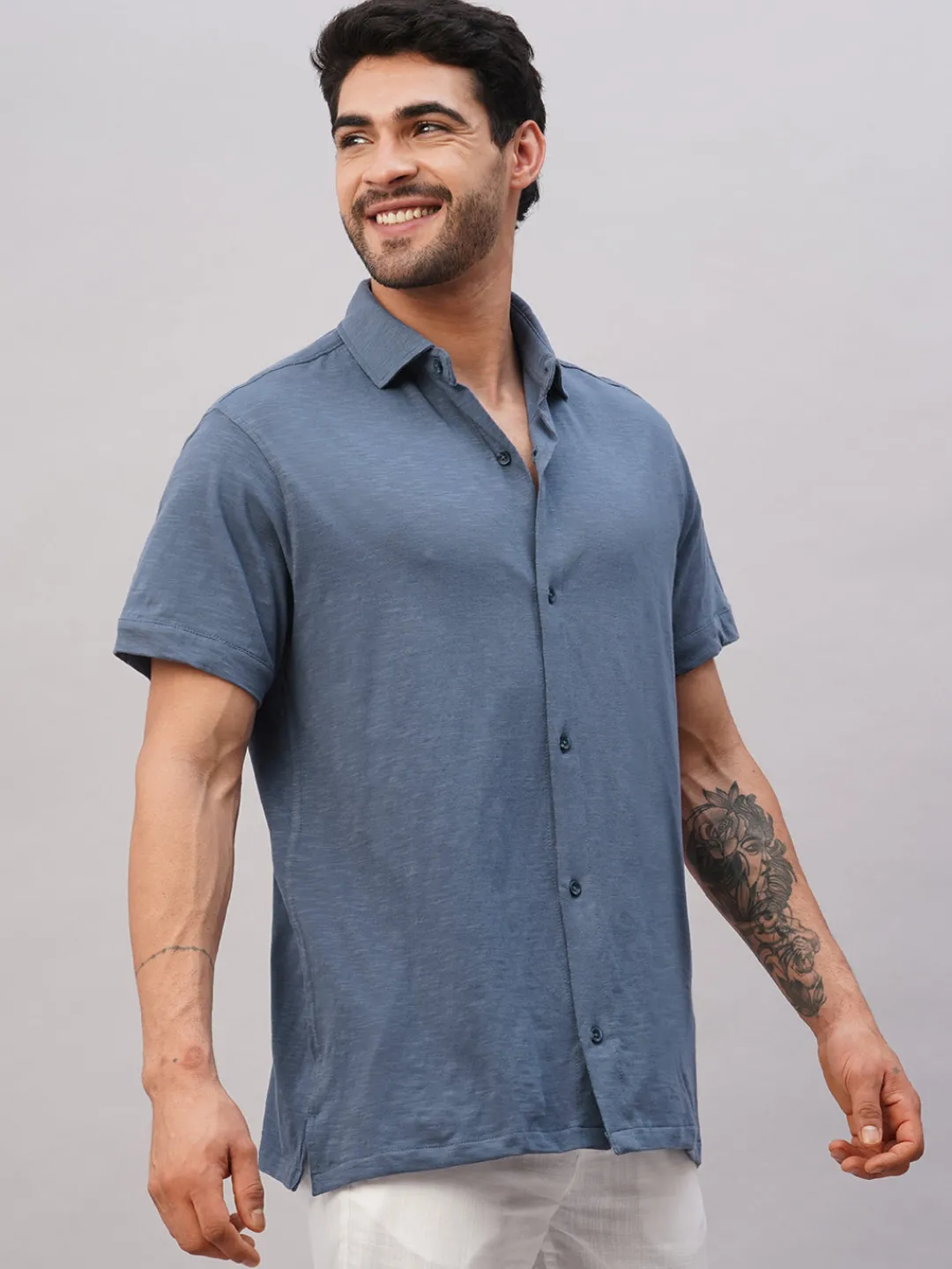 Cottonworld Regular Fit^Men's Cotton Regular Fit Tshirt
