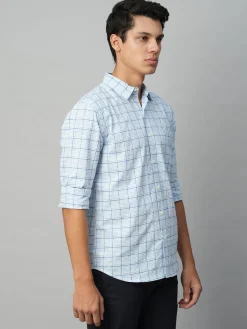 Women Cottonworld Checkered | Checkered^Men's Cotton Regular Fit Checked Shirt