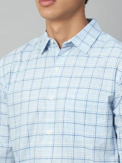 Women Cottonworld Checkered | Checkered^Men's Cotton Regular Fit Checked Shirt