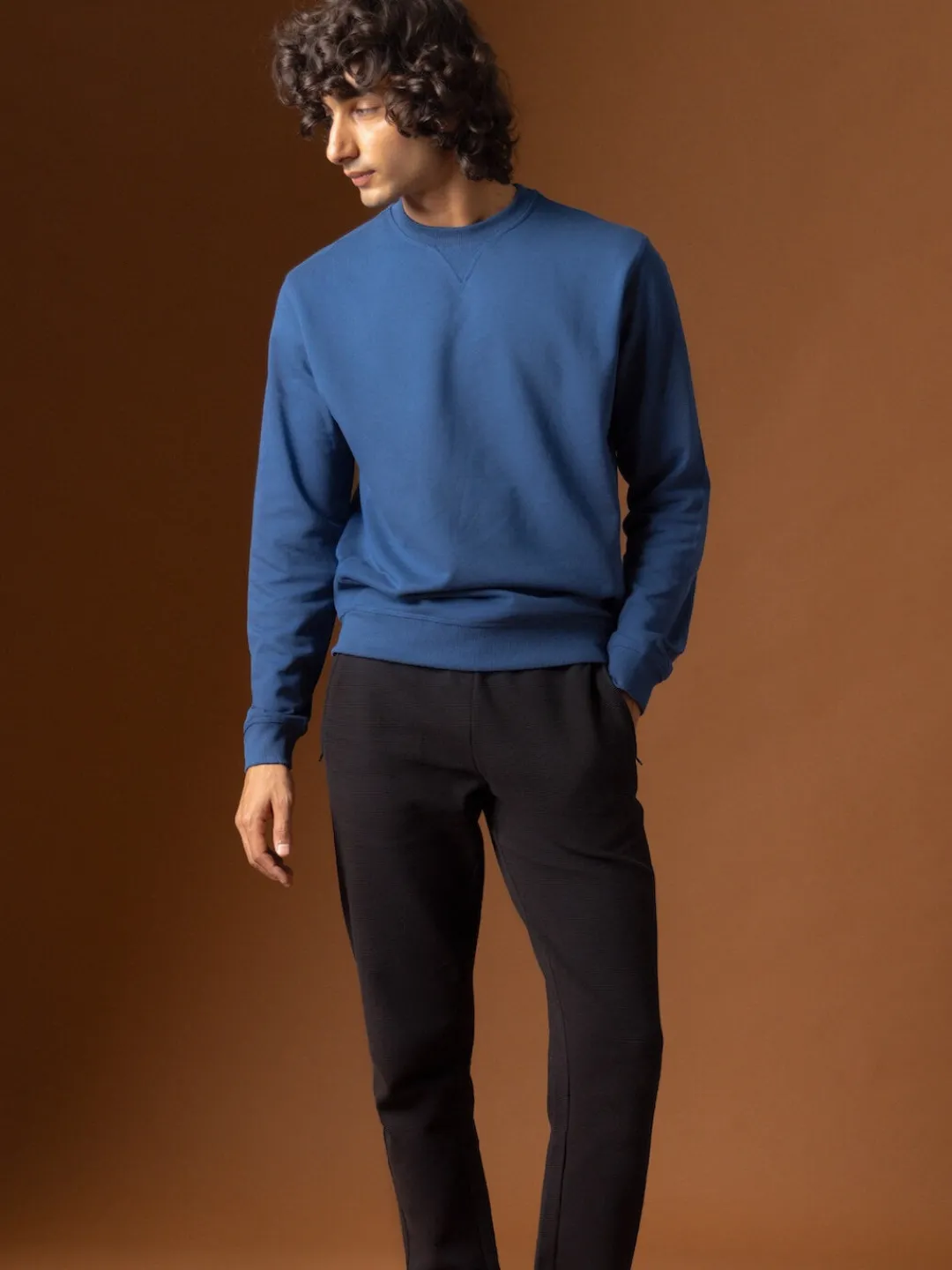 Cottonworld Men | Regular Fit^Men's Organic Cotton Regular Fit Sweatshirt