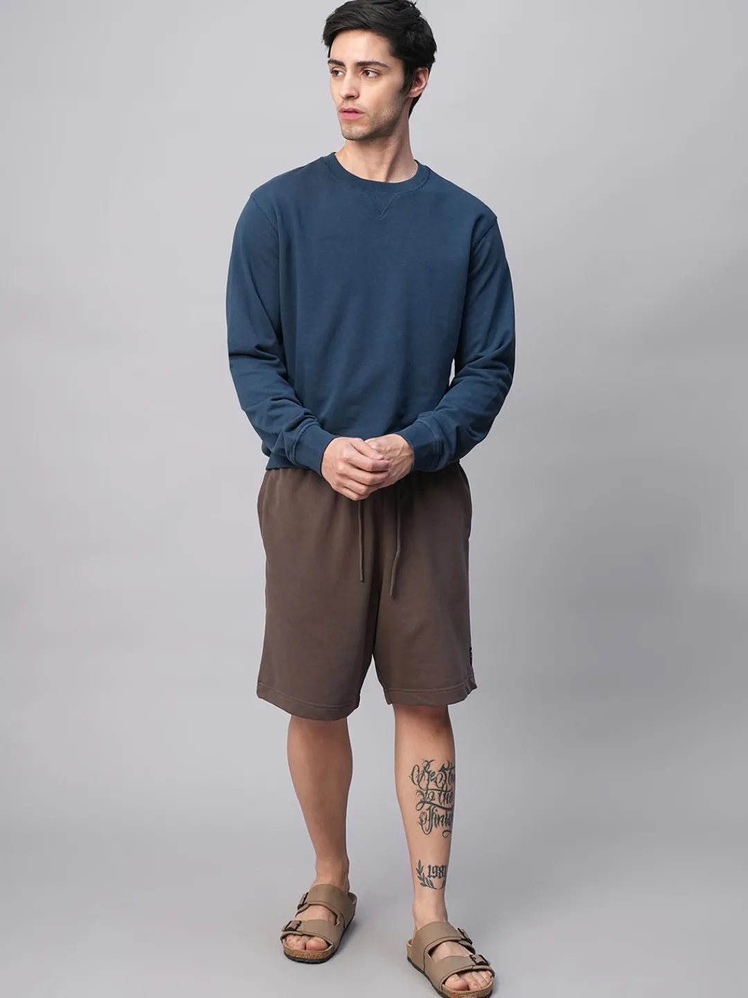 Cottonworld Men | Regular Fit^Men's Organic Cotton Regular Fit Sweatshirt