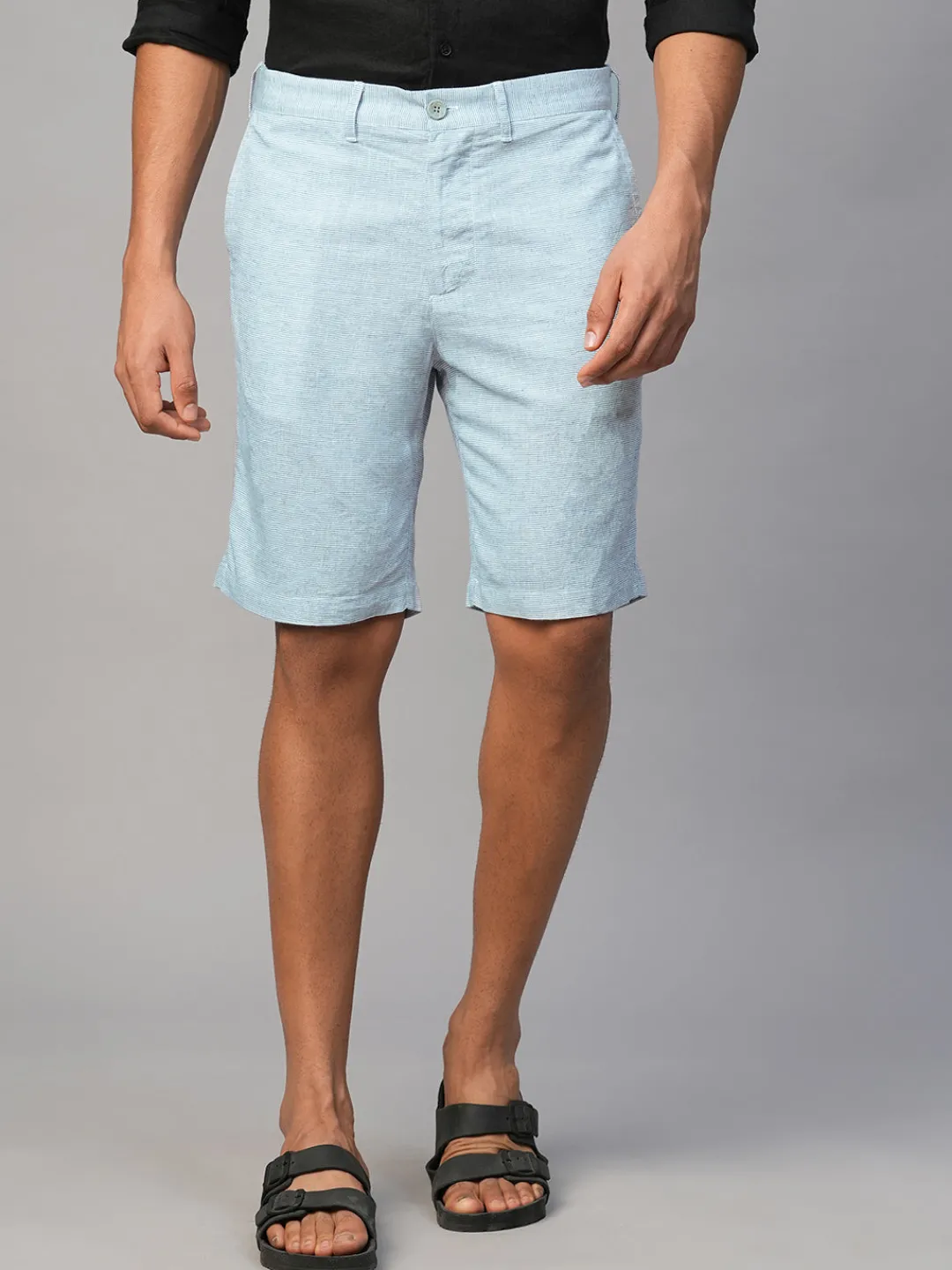 Cottonworld Clearance Mens Shorts^Men's Viscose Linen Regular Fit Shorts